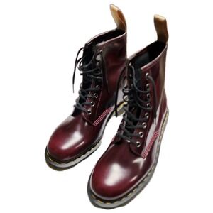 Dr. Martens Cherry Red Vegan, US 9 Mens 10 Womens New, Great Condition,
